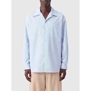 Loewe Men Striped Cotton Casual Shirt Loewe